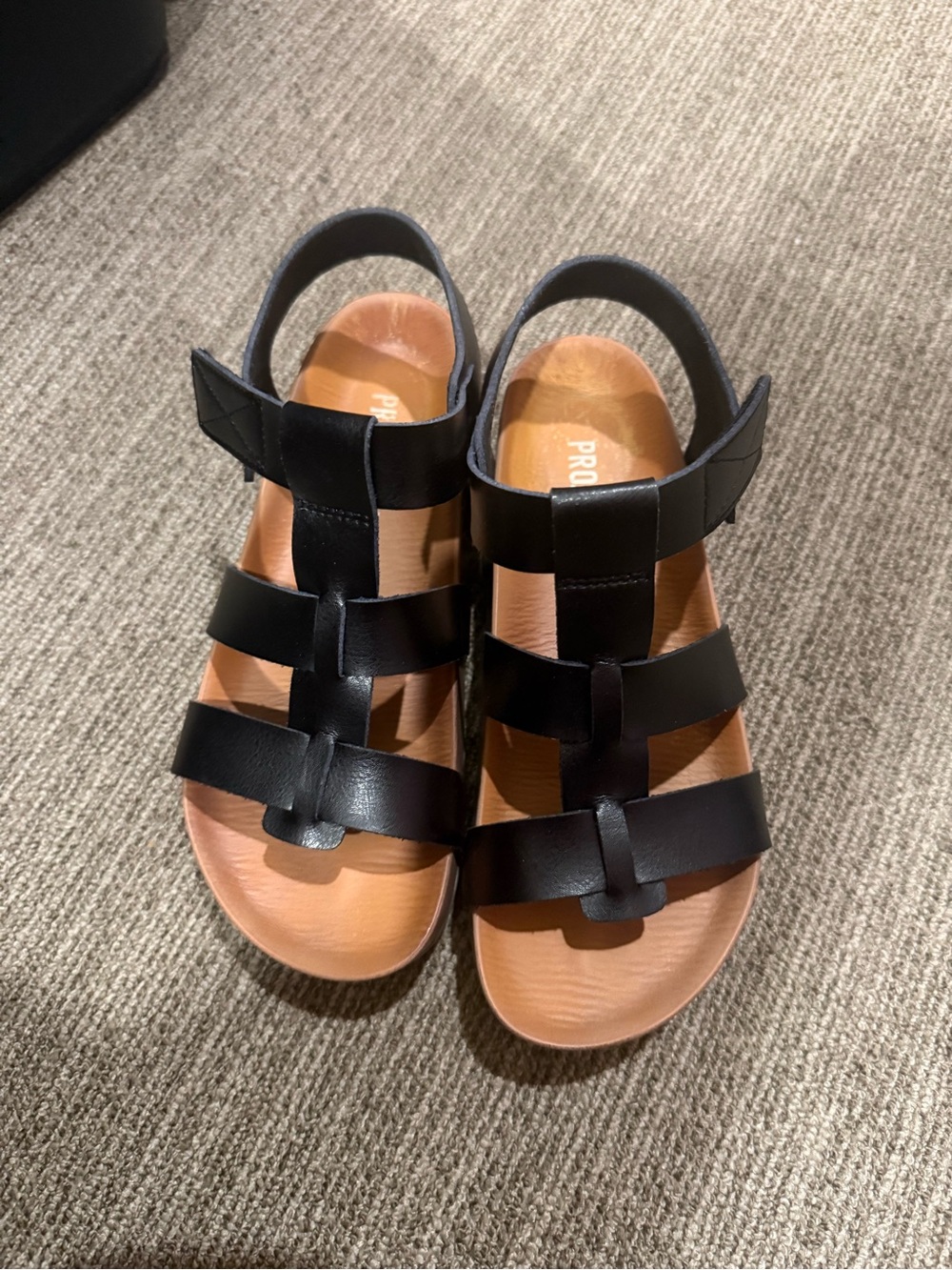 Project Cloud Women’s Eco-Leather Platform Wedge Sandals